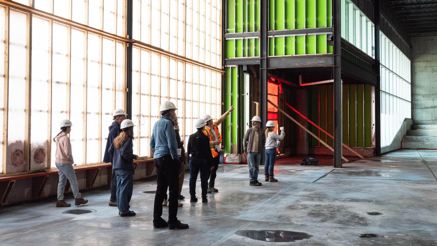 École secondaire Anjou - Visite de chantier