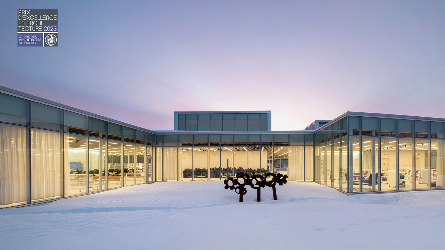 La Bibliothèque Donalda-Charron finaliste des Prix d'excellence de l'OAQ 2023